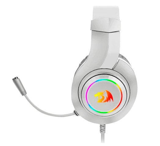 Redragon Hylas Auricular Gaming Rgb 3.5mm Micrófono Blanco