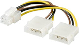 Cable Alimentación Vga Auxiliar 2x5.25 A Pcie 6pin