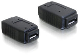 Delock Adaptador Usb Micro-A+B Hembra A Usb Micro-A+B Hembra