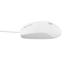 Raton Natec Ruff 2 1000dpi Optico Blanco