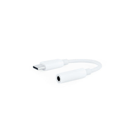 EAN 8433281013100 - Nanocable 10.24.1205-W cable de audio 0,11 m 3,5mm USB Tipo C imagen 1