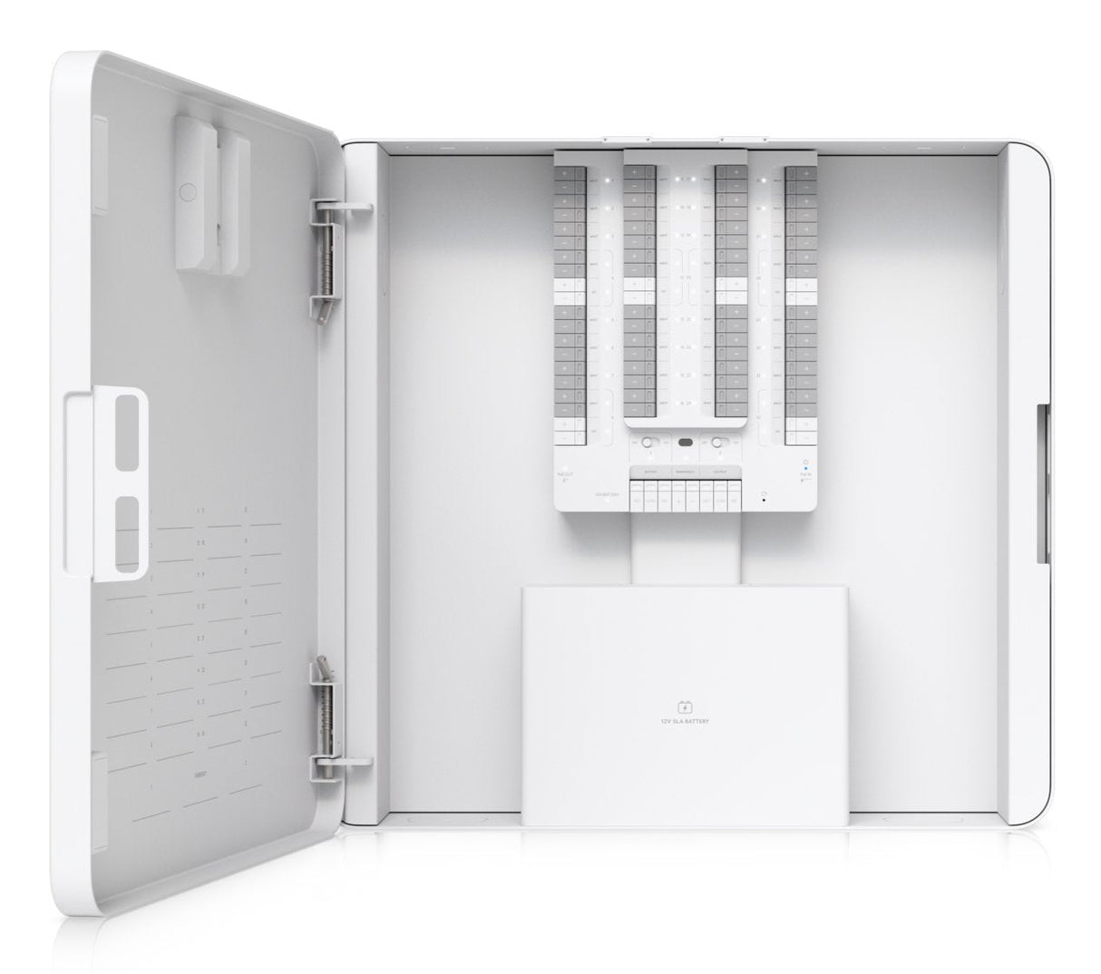 Ubiquiti Up-Alarmhub-Kit Concentrador De Control De Alarmas Con 32 Zonas De Entrada Para Sensores De Intrusi&Oacute N Cableados, Alimentado Por Entrada Poe++ Y Con Bater&Iacute A De Reserva Opcional.