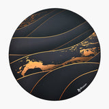 EAN 0850047390943 - Arozzi Zona Round Floor Pad Negro, Oro Microfibra, Caucho imagen 3