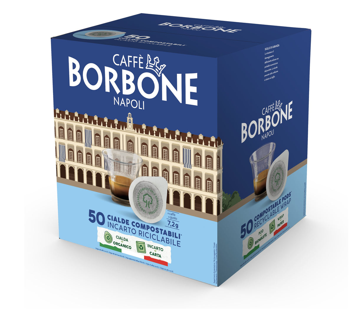 EAN 8034028334481 - Caffè Borbone Miscela Decisa Dosis de café 50 pieza(s) imagen 2