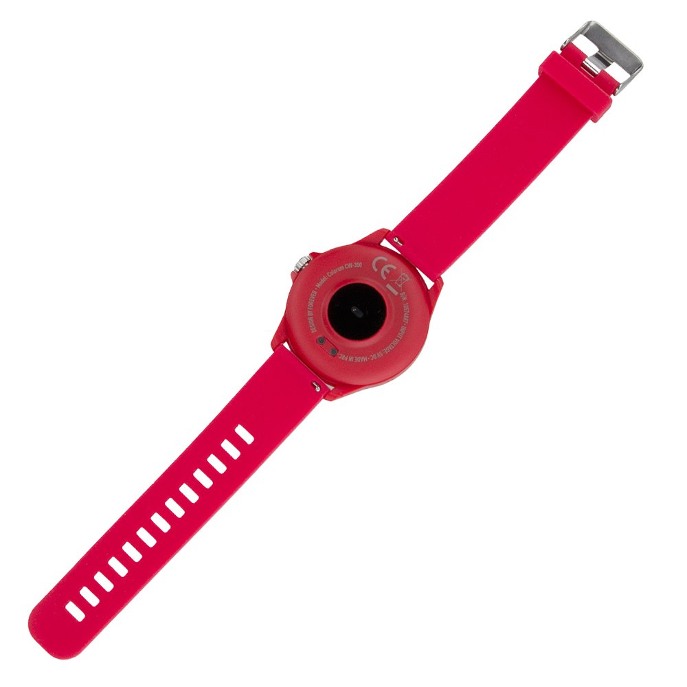 Smartwatch Forever Colorum Cw-300 Notificaciones Frecuencia Cardíaca Magenta