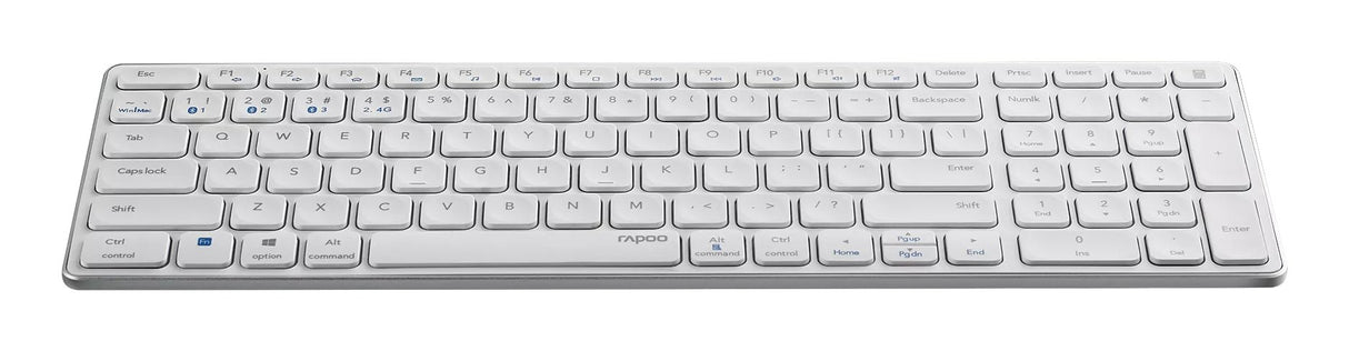 EAN 6940056114853 - Rapoo E9700M teclado Oficina RF Wireless + Bluetooth QWERTY Blanco imagen 4