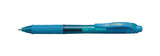 Pentel Bolígrafo Energel Retráctil Punta 0.7mm Azul Claro -12u-