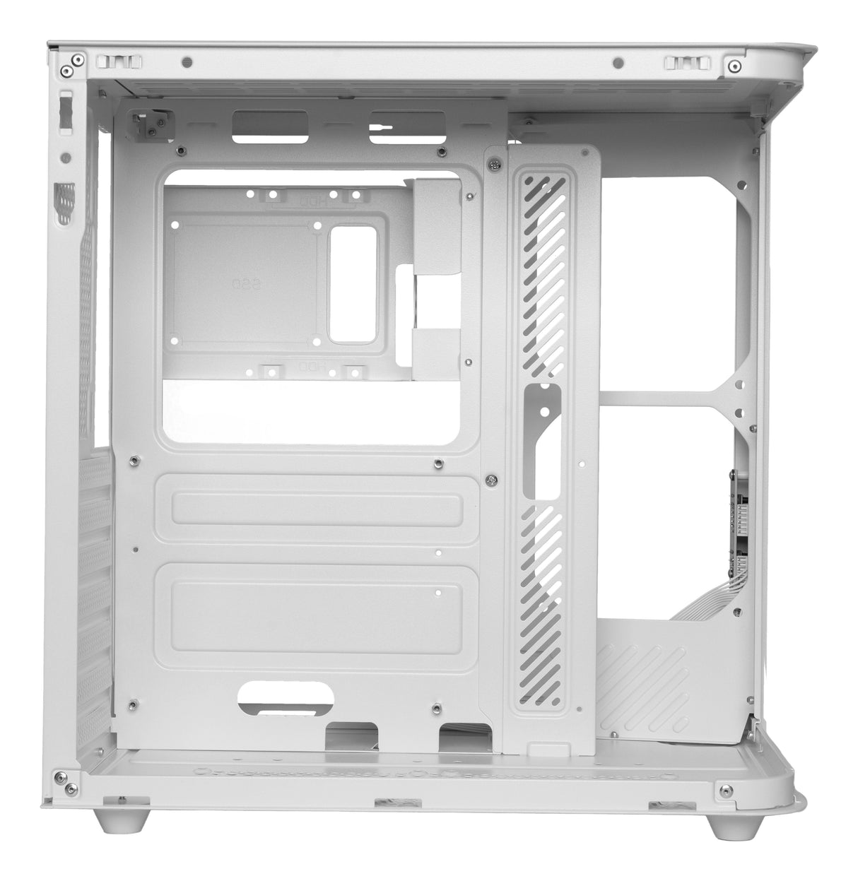 Caja Semitorre Atx Mc-Curv Blanco Mars Gaming Atx/ 1xusb 3.0, 1xusb2.0, 1xusb-C/ 2x 3.5'' Hdd + 1x 2.5'' Ssd/