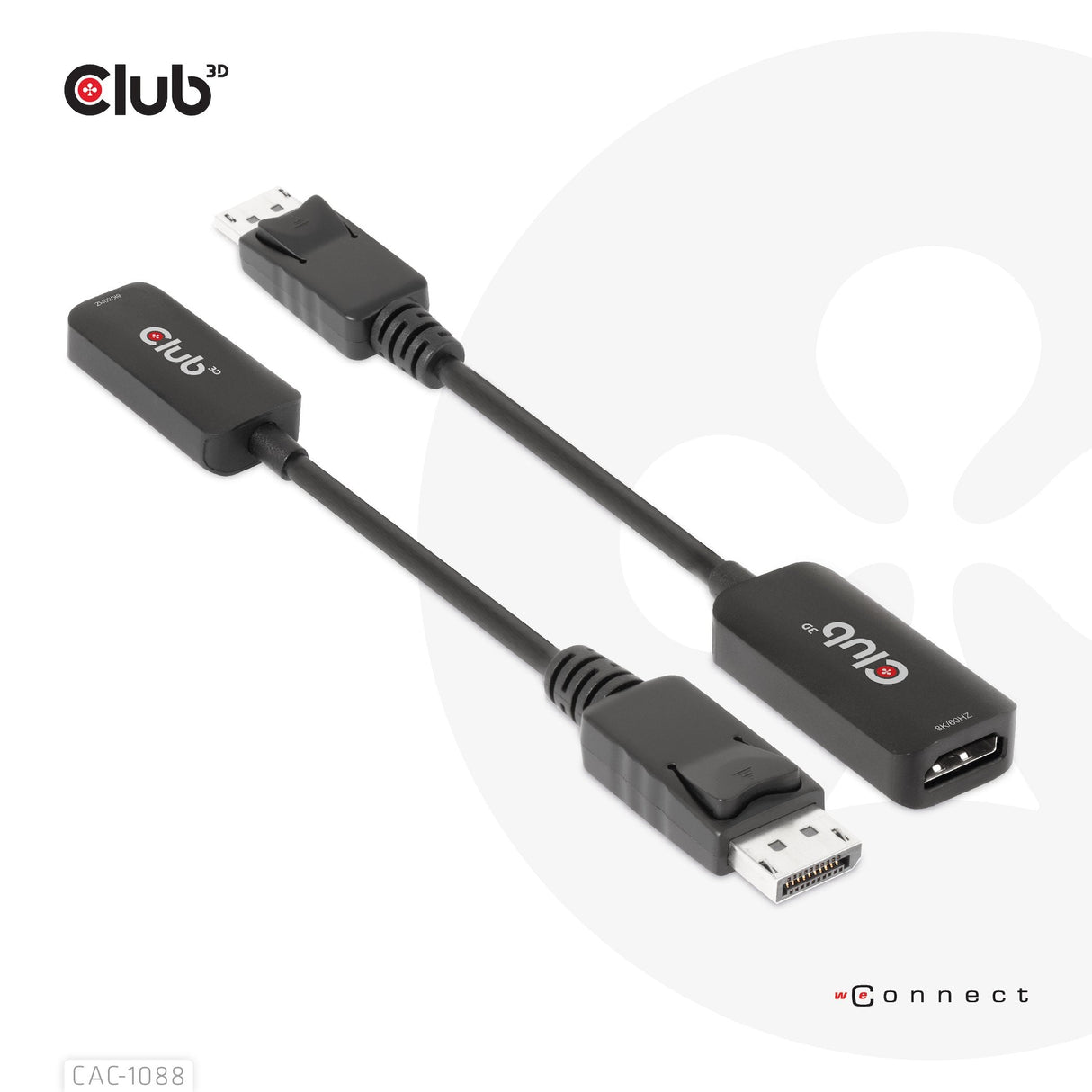 EAN 8719214472740 - CLUB3D CAC-1088 adaptador de cable de vídeo 0,21 m Negro imagen 8
