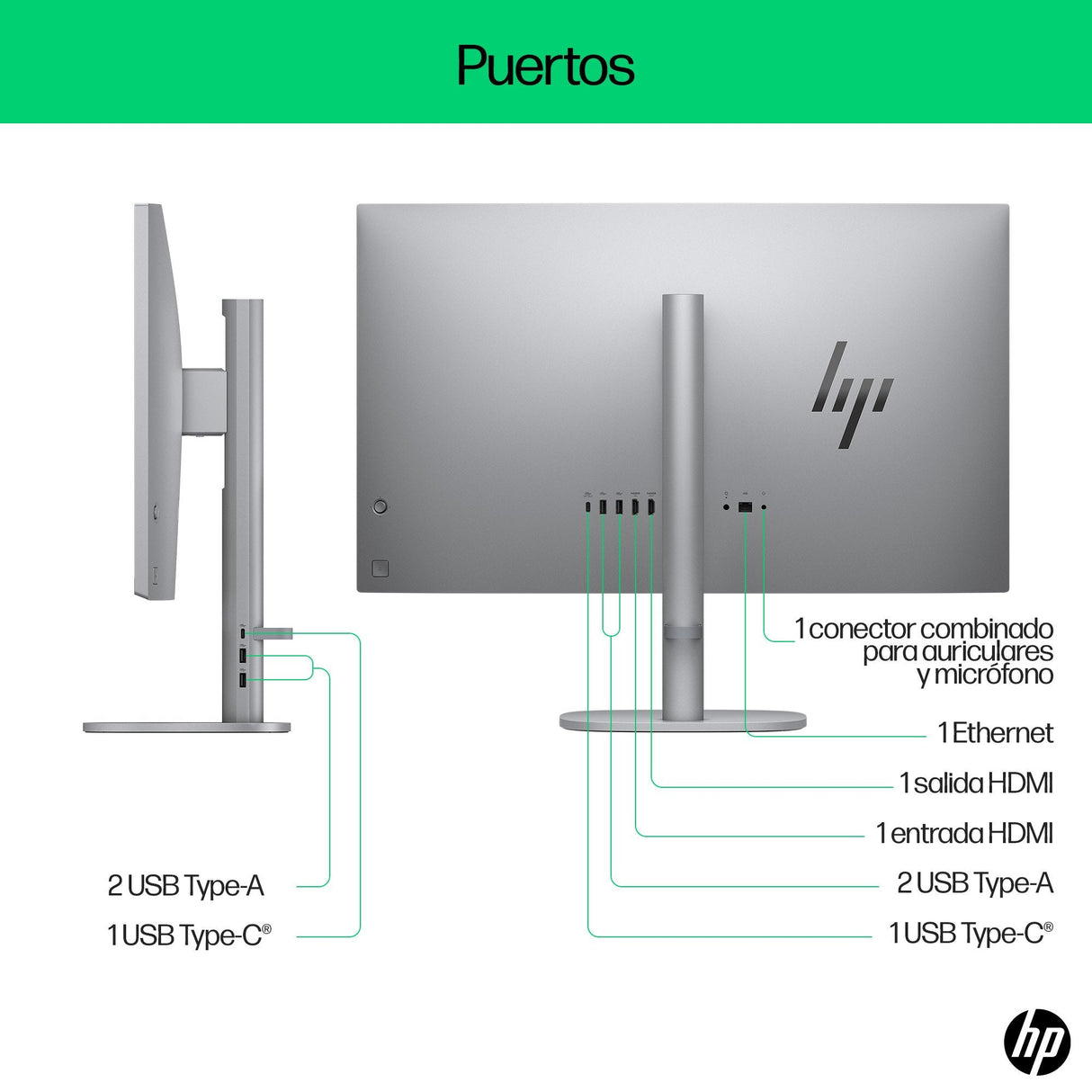 Pc All In One Hp Omnistudio X 27-Cs0010ns Intel Core Ultra 5-125h 32gb 1tb Ssd 27' Win11