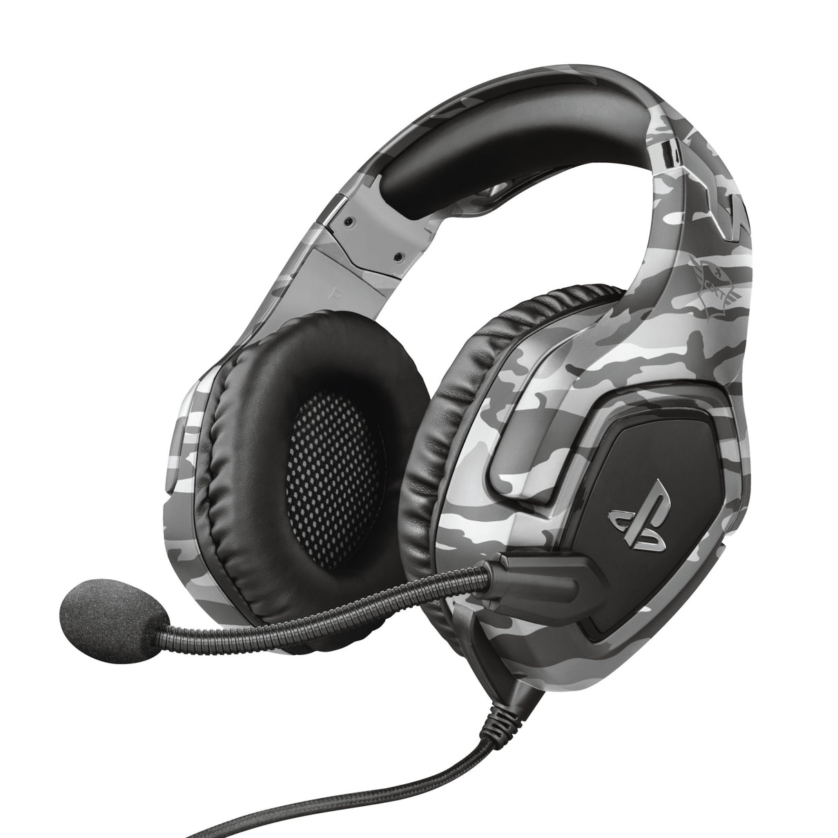 Auriculares  Trust Gxt 488 Forze Ps4  Alámbrico Diadema Juego Negro, Gris
