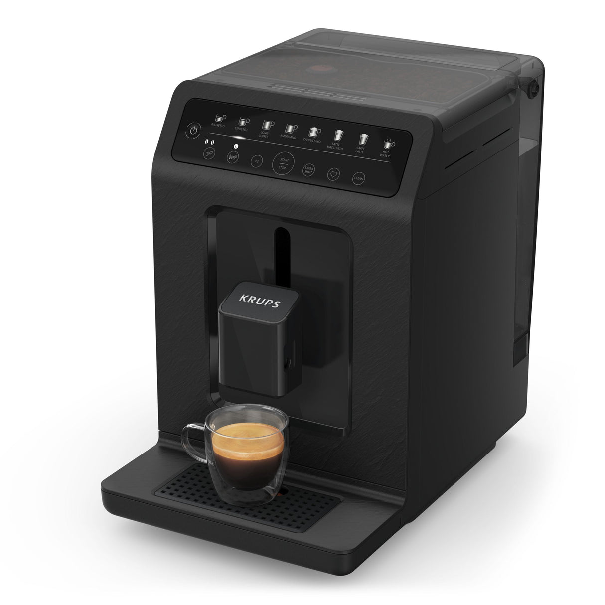 Cafetera Expreso Krups Evidence Eco-Design 1450w 15 Bares Negra