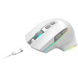Mouse Mars Gaming Wireless Y Bluetooth Mmw-Vector Tri-Mode 2.4g Ghz Bt 5.4 Usb-C 7 Botones 12000 Dpi
