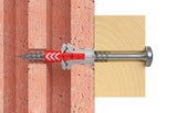 Blister 2 Tacos+Alcayatas Duopower Ø10x50mm 535002 Fischer