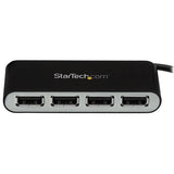 Startech Hub 4 Puertos Usb 2.0  Negro    St4200mini2
