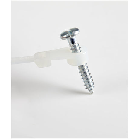 EAN 0065030890571 - StarTech.com CBMZTS10N4 presilla Brida reutilizable Nylon, Plástico Blanco 100 pieza(s) imagen 5