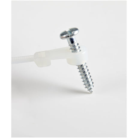 EAN 0065030890588 - StarTech.com CBMZTS10N6 presilla Brida reutilizable Nylon, Plástico Blanco 100 pieza(s) imagen 4