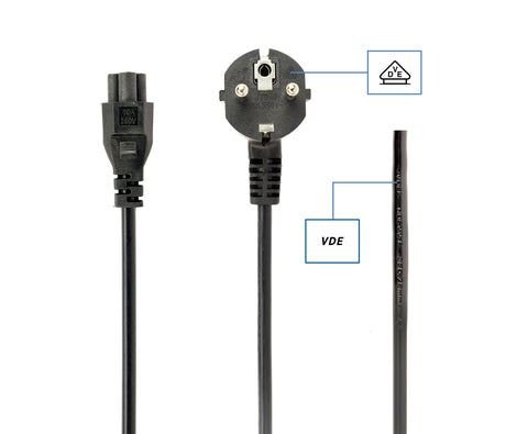 EAN 8716309079969 - Gembird PC-186-ML12-3M cable de transmisión Negro CEE7/7 C5 acoplador imagen 3