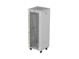 Lanberg Rack Cabinet 19" Free-Standing 32u 600x600 Flat Pack With Glass Door Lcd Grey V2