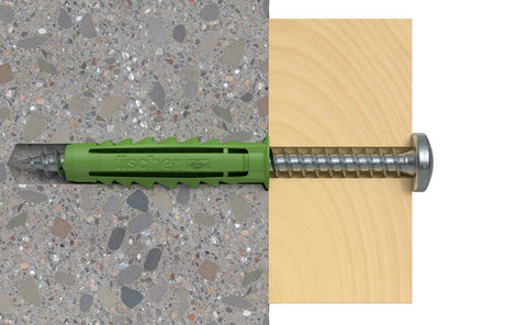 EAN 4048962199475 - Fischer 524823 tornillo de anclaje y taco 10 pieza(s) Juego de enchufes de pared y tornillos 40 mm imagen 4