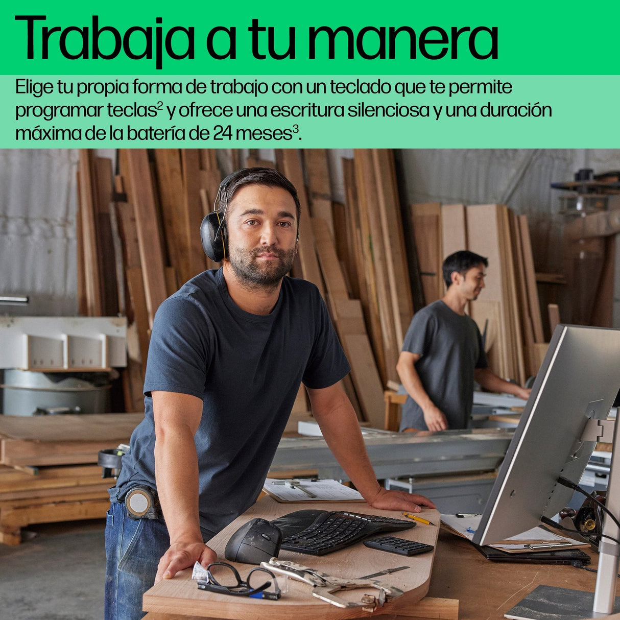 Hp 960 Blk Ergonomic Wl Kbd