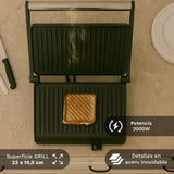 Grill Eléctrico Grunkel Grl-Extreme 2000w Tamaño 290*260mm