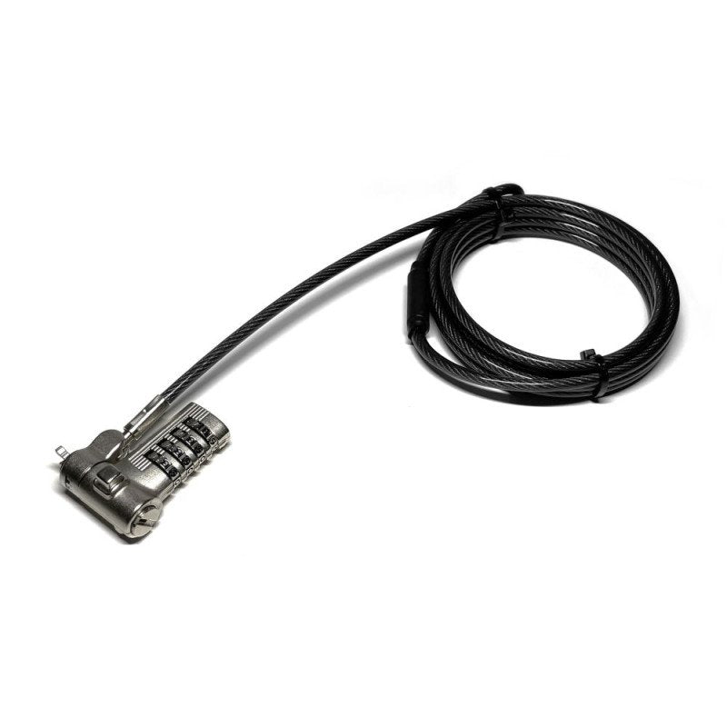 Port Designs Combinaison Switchable Security Cable Lock All In One K-Lock/Noble Wedge/Nano