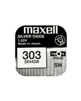 Maxell Pila Oxido Plata (303) Sr44sw Blister*1 Eu 0% Mercurio