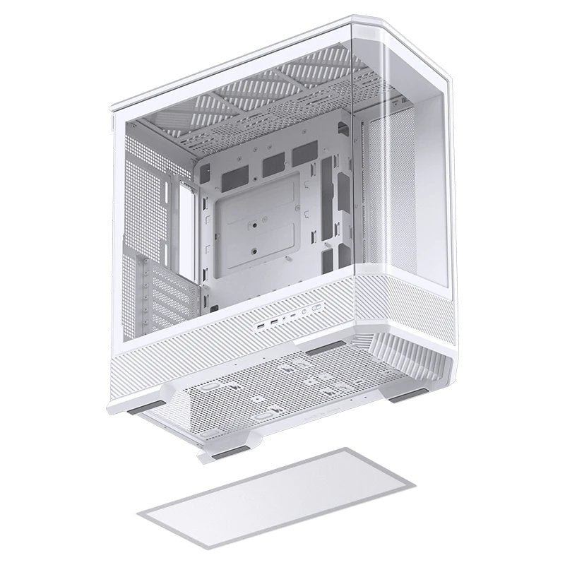Jonsbo D400 Pc-Gehäuse, Midi Tower, Atx, Tempered Glass - Weiss