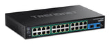 Trendnet Industrial Switch 26-Port Gbit Poe+ Rackm