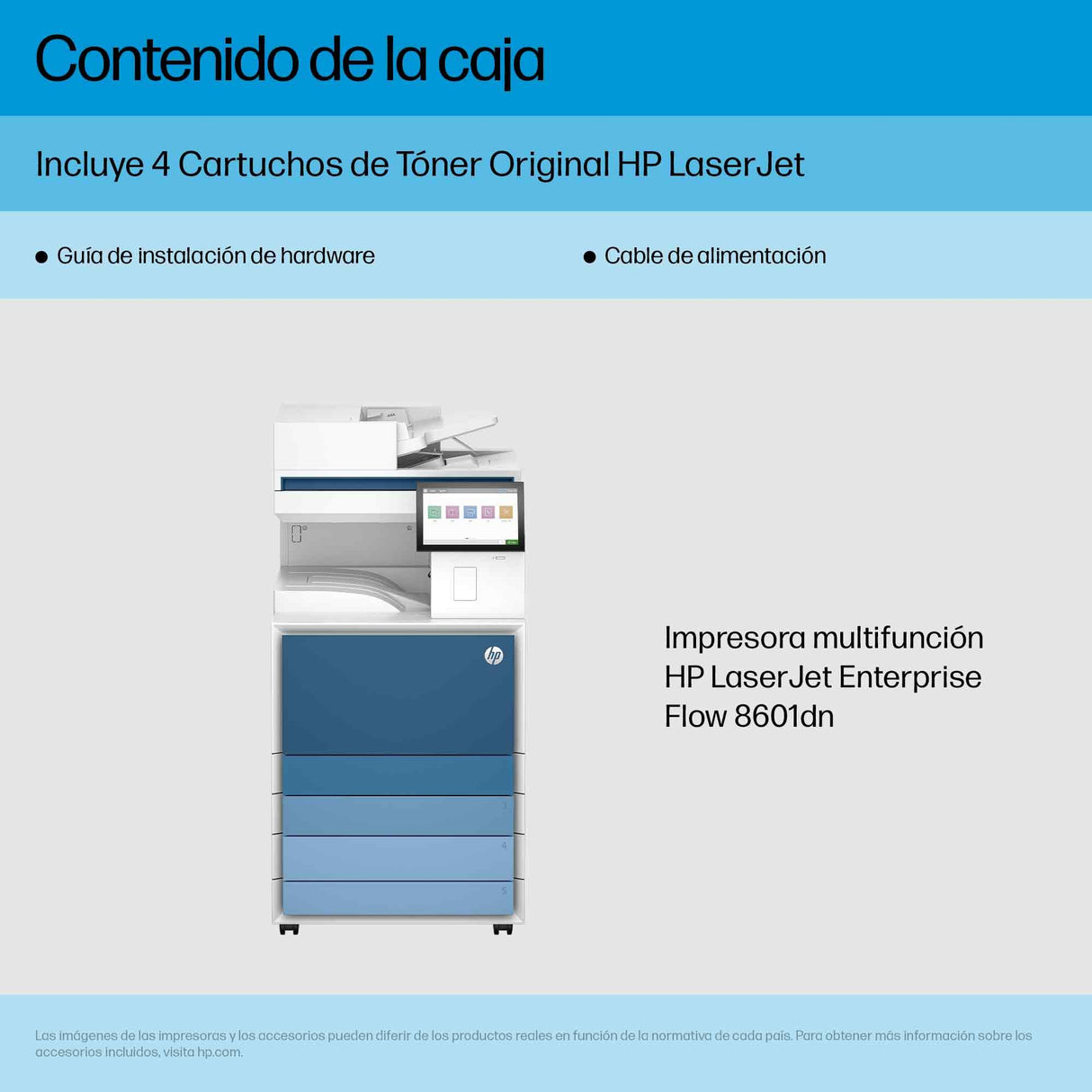 EAN 0198828506290 - HP LaserJet Enterprise LaserJet Ent MFP 8601dn Laser A3 1200 x 1200 DPI 70 ppm Wifi imagen 6