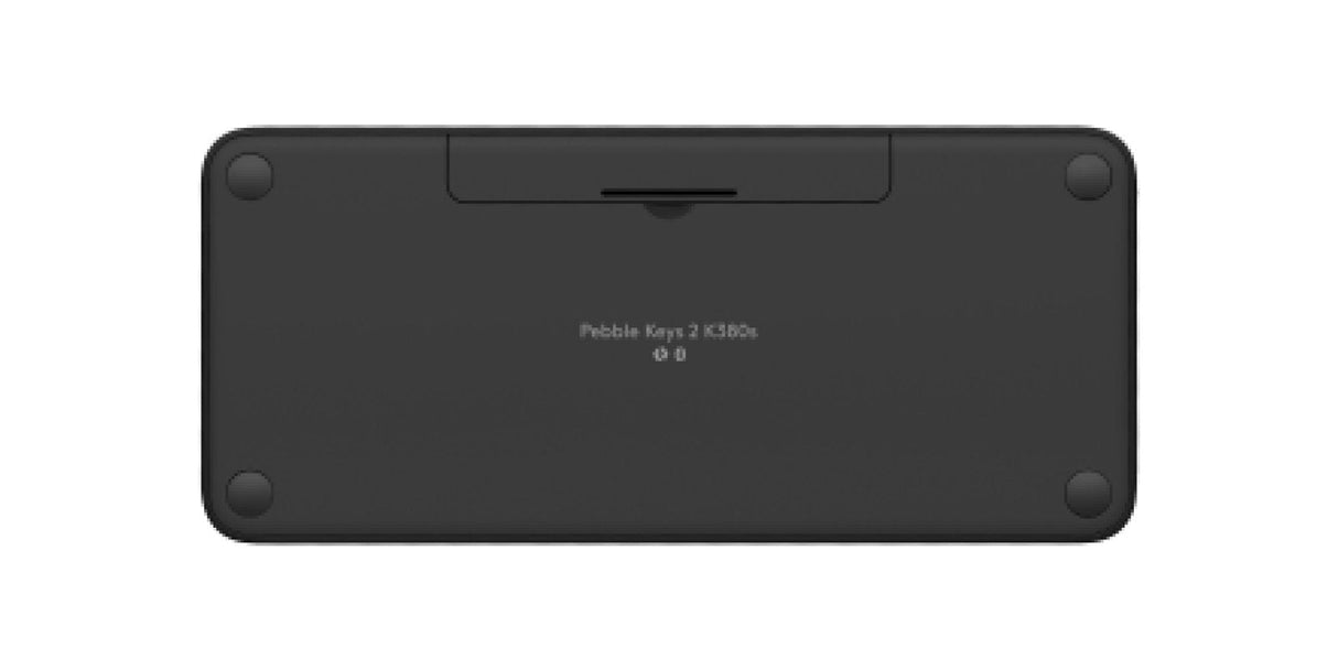 Teclado Inglés Logitech Pebble Keys 2 K380s Rf Wireless + Bluetooth Qwerty Reino Unido Grafito