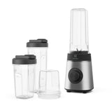 Batidora De Vaso Electrolux E4cb1-6st 1 L  350 W Negro, Acero Inoxidable, Transparente