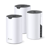 Tp-Link Deco S7 (3-Pack) Doble Banda (2,4 Ghz / 5 Ghz) Wi-Fi 5 (802.11ac)  Blanco, Negro Interno