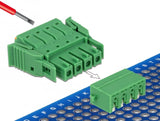 Terminalblock Set Für Platine 4 Pin 3,81 Mm Rastermass Horizontal