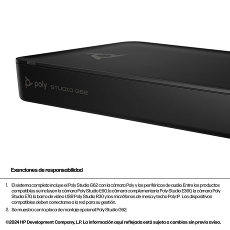 EAN 0197961146721 - HP Poly Studio G62 Video Conferencing System sistema de video conferencia 10 personas(s) Ethernet Sistema imagen 3