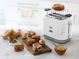 Kenwood Tcx751wh Tostadora 2 Rebanada(S) 900 W Blanco Blanco/Plateado, 2 Rebanada(S), Blanco, Metal, Botones, Giratorio, 900 W, 160 Mm