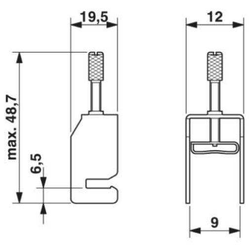 Phoenix 3025163 Sk 8 Schirmanschlussklemme