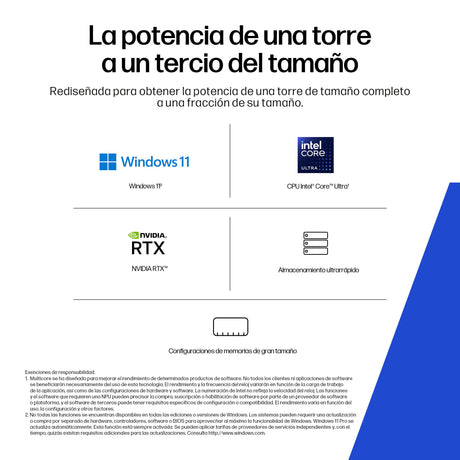 EAN 0826581352266 - HP None Intel Core Ultra 7 265 32 GB DDR5-SDRAM 1 TB SSD Windows 11 Pro SFF Puesto de trabajo AI Workstat imagen 10