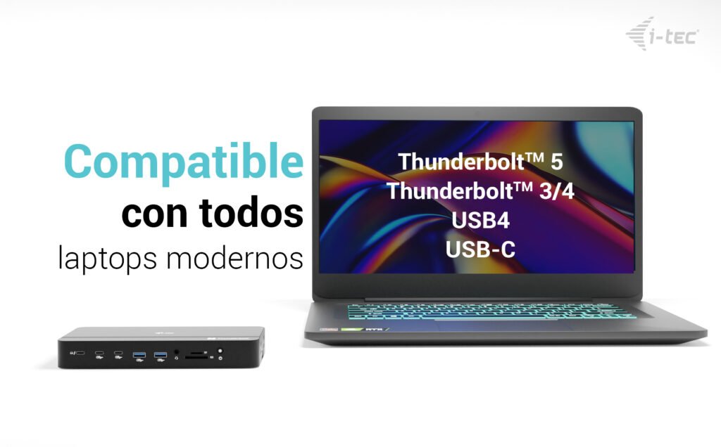 D I-Tec Tb5 Triple Displayds 2xtb5 1xdp 1x2,5glan 1xm.2 Slot 1xaudio Mic 2xusb-C Gen2 2xusb-A Gen2 2xusb 2.0 Sd+Tf Kartenleser Pd 140w