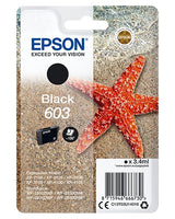 Cartucho Original Epson 603 Negro - C13t03u14010 Ml-3.4pag-150