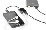 Adaptador Digitus Usb Splitter Tipo C - 3.5mm Tipo C M/F/F 0.2m Gen2 5a 10gb
