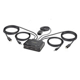 EAN 0065030899352 - StarTech.com C2-D46-UC2-CBL-KVM interruptor KVM Negro imagen 1