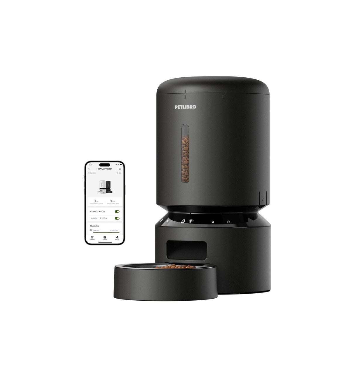 Petlibro Granary Wifi Feeder Negro