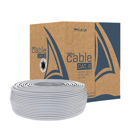 EAN 5605922050895 - Phasak PHR 6100 cable de red Gris Cat6 U/UTP (UTP) imagen 7