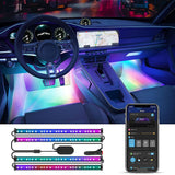Govee H7090 Rgbic Interior Car Lights (8 Scene Mode + 3 Music Mode)--Without Remote Control