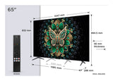 Televisor Tcl Qled-Mini Led 65c6k 65' Ultra Hd 4k Smart Tv Wifi