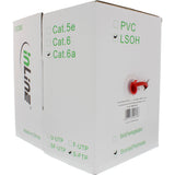 Cable De Red Inline S/Ftp Pimf Cat.6a Libre De Halógenos 500mhz Rojo 100m
