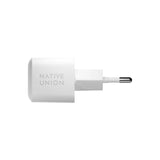 Native Union 30w Usb-C Fast Gan Charger White + Usb-C Cable Zeb.