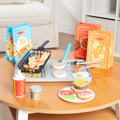 EAN 0681147005440 - Melissa & Doug MPP PYS Flip n Fry Grill Playset GML imagen 9
